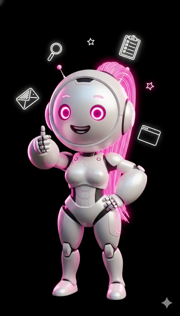 robot kelly confident thumbsup