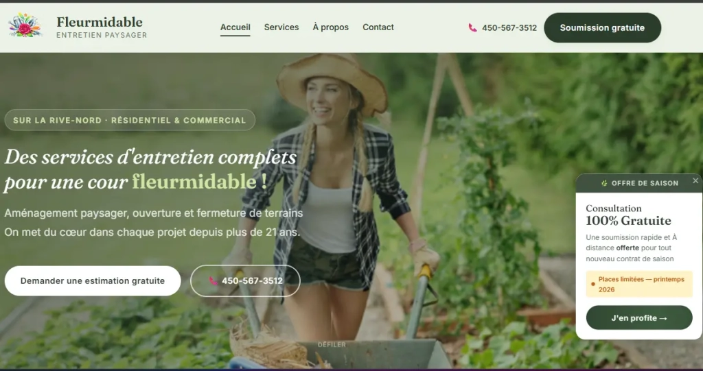 site web fleurmidable